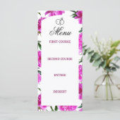 芍薬。フラットメニュー メニュー (スタンド正面)