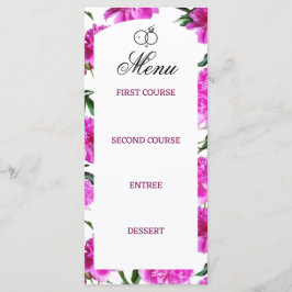 芍薬。フラットメニュー メニュー