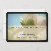 芍薬 ヴィンテージ 追悼式 1 招待状 (正面)