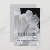 芍薬 20周年 結婚記念日パーティー 招待状 2 (正面/裏面)