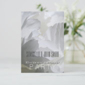 芍薬 30周年結婚記念日パーティー招待状 1 招待状 (スタンド正面)