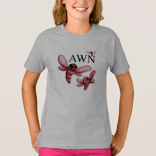 芒のクラシックなロゴのティー Tシャツ (正面)