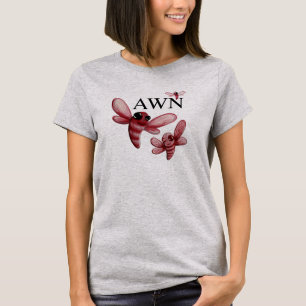 芒のクラシックなロゴのティー Tシャツ