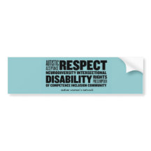 芒の単語の雲のバンパーステッカー