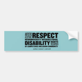 芒の単語の雲のバンパーステッカー バンパーステッカー