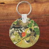芙蓉絵画宗慶図伊藤若冲 キーホルダー (正面)