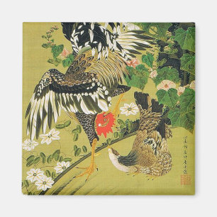 芙蓉絵画宗慶図伊藤若冲 マグネット