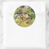 芙蓉絵画宗慶図伊藤若冲 ラウンドシール (バッグ)