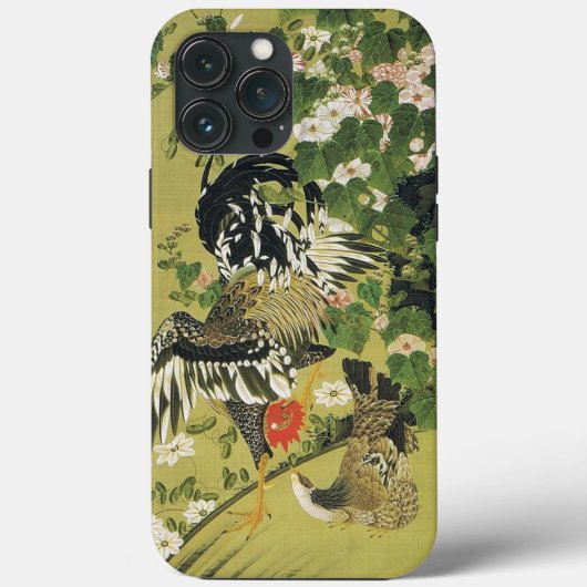 芙蓉絵画宗慶図伊藤若冲 Case-Mate iPhoneケース (裏面)