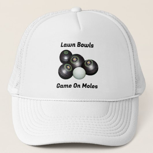 芝おもしろいボールのゲームM....、トラック運転手ハット キャップ (正面)