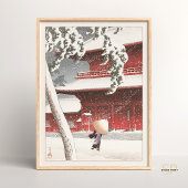 芝アートの河瀬蓮井増上神社日本の。 ポスター