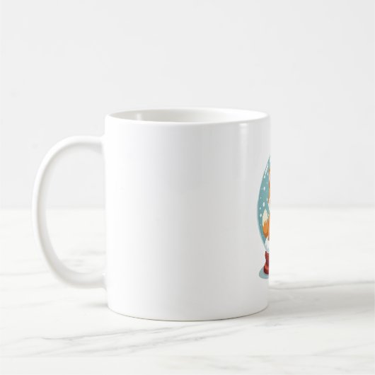 芝スノーグローブ コーヒーマグカップ (左)