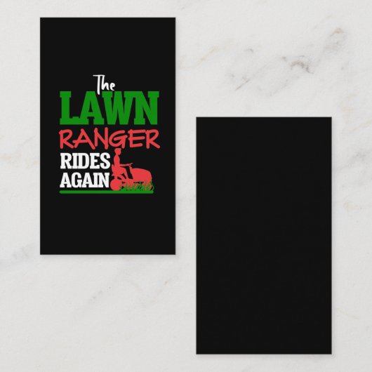 芝レンジャー草用トラクタ刈取機 名刺 (正面/裏面)