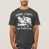 芝刈りおもしろいギフト男性女性芝刈りファーム Tシャツ (正面)