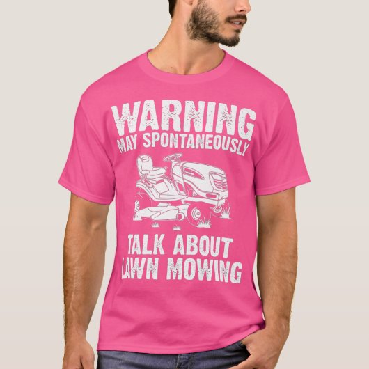 芝刈りおもしろいギフト男性女性芝刈りファーム Tシャツ (正面)