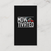 芝刈りおもしろいギフト芝刈り機芝刈り機 名刺 (正面)