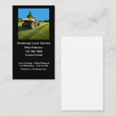 芝刈りと芝刈り草 名刺 (正面/裏面)