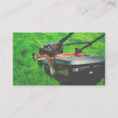 芝刈りガーデナー及びメンテナンス用名刺 名刺 (裏面)