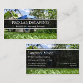 芝刈りガーデナー/造園名刺 名刺 (正面/裏面)