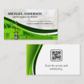 芝刈りガーデンのツール | 住宅景観 名刺 (正面/裏面)