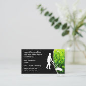 芝刈りクールサービスの名刺 名刺 (スタンド正面)