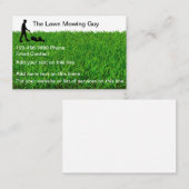 芝刈りサービスクラシック名刺 名刺 (正面/裏面)