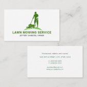 芝刈りサービス名刺 名刺 (正面/裏面)