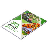 芝刈りサー気にビス造園 ノートブック (左側)