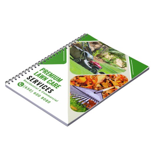 芝刈りサー気にビス造園 ノートブック (左側)