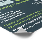 芝刈りシーン、芝生サー気にビス ポスター (角)