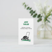 芝刈りプレミアム 名刺 (スタンド正面)