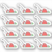 芝刈りヤードワークリマインダー武城プランナー シール (正面)