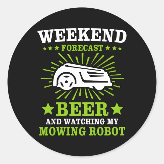 芝刈りロボット芝刈り芝刈り機 ラウンドシール (正面)