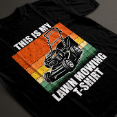 芝刈りヴィンテージレトロサンセット Tシャツ