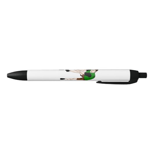 芝刈り人漫画おもしろいアート 黒ボールペン (ボトム)