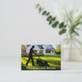 芝刈り住宅サービスシンプル 名刺 (スタンド正面)