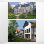 芝刈り切断サービス金ゴールド芝生3パンフレット 三つ折りカード (内部中)