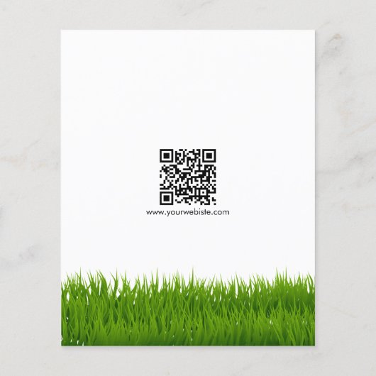 芝刈り切断サービス、金ゴールド芝生のロ気にゴ。 チラシ (裏面)