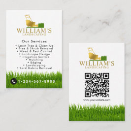 芝刈り切断サービス、金ゴールド芝生のロ気にゴ。 名刺