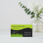 芝刈り名刺 名刺 (スタンド正面)