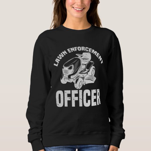 芝刈り式草木学者造園芝刈り機 スウェットシャツ (正面)