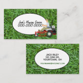 芝刈り景観サービス 名刺 (正面/裏面)