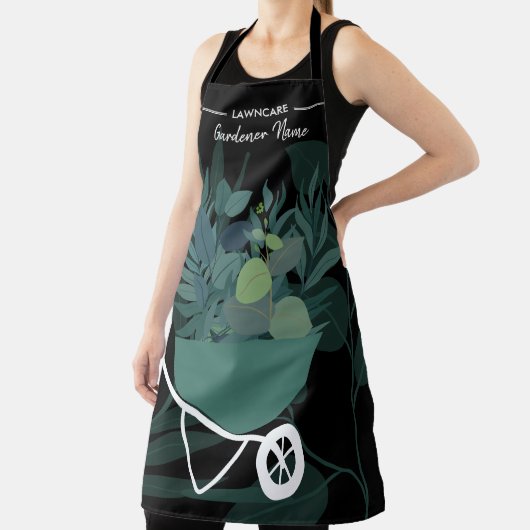 芝刈り景観庭師の草花 エプロン (インサイチュ)