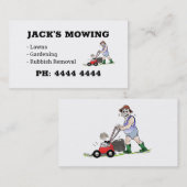 芝刈り業又は園芸の名刺 名刺 (正面/裏面)