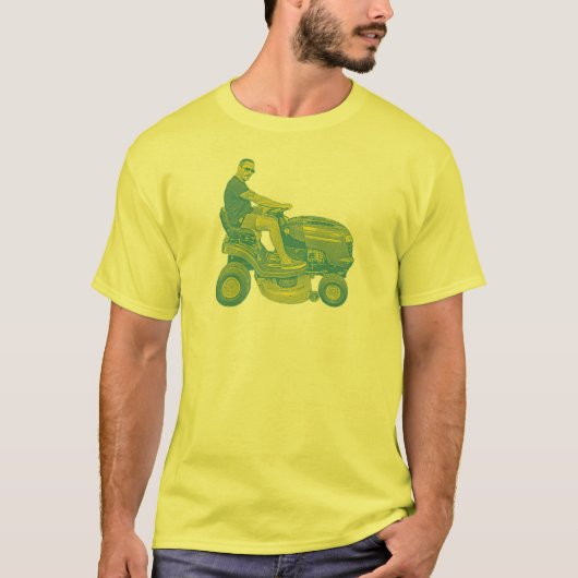 芝刈り機の男 Tシャツ (正面)