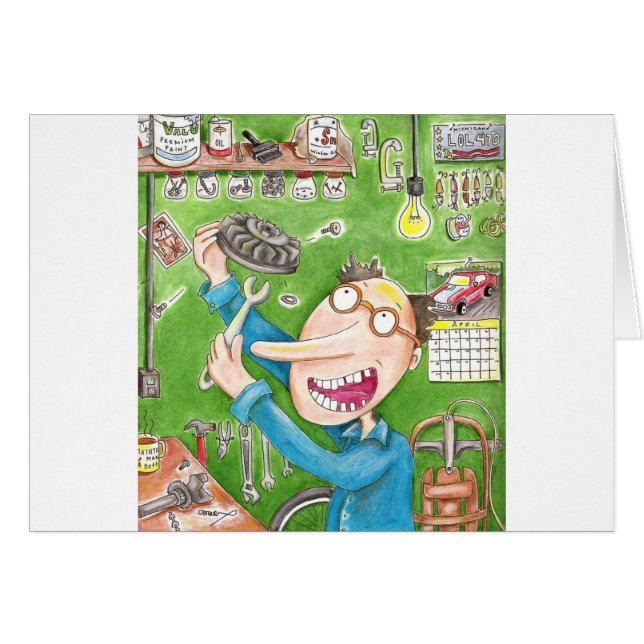 芝刈り機の苦境 (正面横)