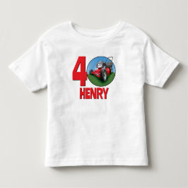 芝刈り機の誕生日 トドラーTシャツ