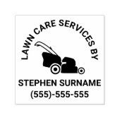 芝刈り機シルエットランドスキャパー事業 セルフインキングスタンプ (デザイン)