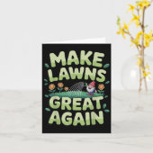 芝刈り機ノベルティ男性へ女性キッズランドスキャパーL カード (黄色い花)