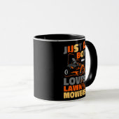 芝刈り機モーイングパパファーザーランドスキャパータクタ マグカップ (正面右)